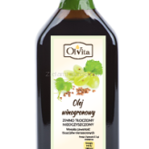 Olej winogronowy zimno tłoczony, nieoczyszczony 250 ml
