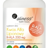 Kwas Alfa Liponowy R-ALA 200 mg 60 tabletek - suplement diety