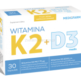 Witamina K2 + D3 30 kapsułek - suplement diety