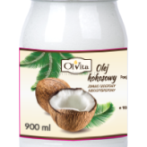 Olej kokosowy zimno tłoczony, nieoczyszczony 200 ml, 450 ml i 900 ml