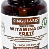 Singularis Witamina D3 Forte 4000 j.m. Superior 60 kapsułek - suplement diety