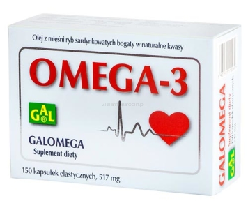 Galomega 517 mg 150 kapsułek - suplement diety