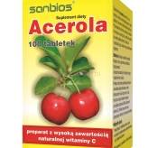 Acerola: naturalna witamina C 100 tabletek - suplement diety