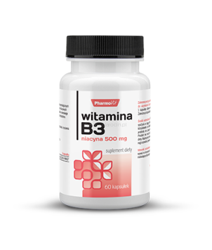 Witamina B3 - suplement diety Niacyna 500 mg