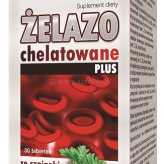 Żelazo Chelatowane PLUS  30 tabletek - suplement diety
