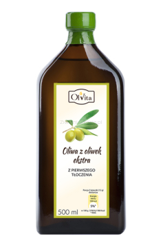 Oliwa z oliwek ekstra z pierwszego tłoczenia 500 ml