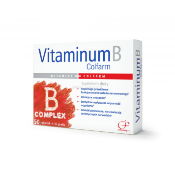 Vitaminum B Complex 60 tabletek - suplement diety
