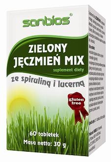 Zielony Jęczmień MIX 60 tabletek - suplement diety