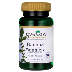 Bacopa Monniera 10:1 extract 50 mg 90 kapsułek -  suplement diety