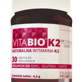 VitaBio K2 MK-7 100µg 30 kapsułek - suplement diety