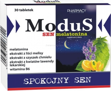 Modus Sen Melatonina 30 tabletek - suplement diety
