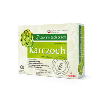 Karczoch 60 tabletek - suplement diety